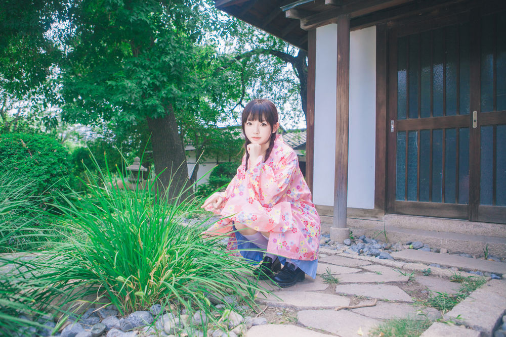 樱群-No.003-和服外套 [17P]
