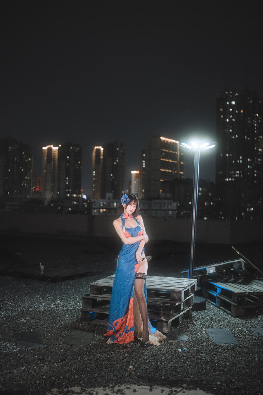 Tina很妖孽呀-No.043 – 碧蓝航线 建武 旗袍 [34P]