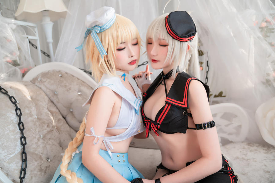 momoko葵葵-No.041 – FATE 黑白贞德 (&瓜希酱) [60P]