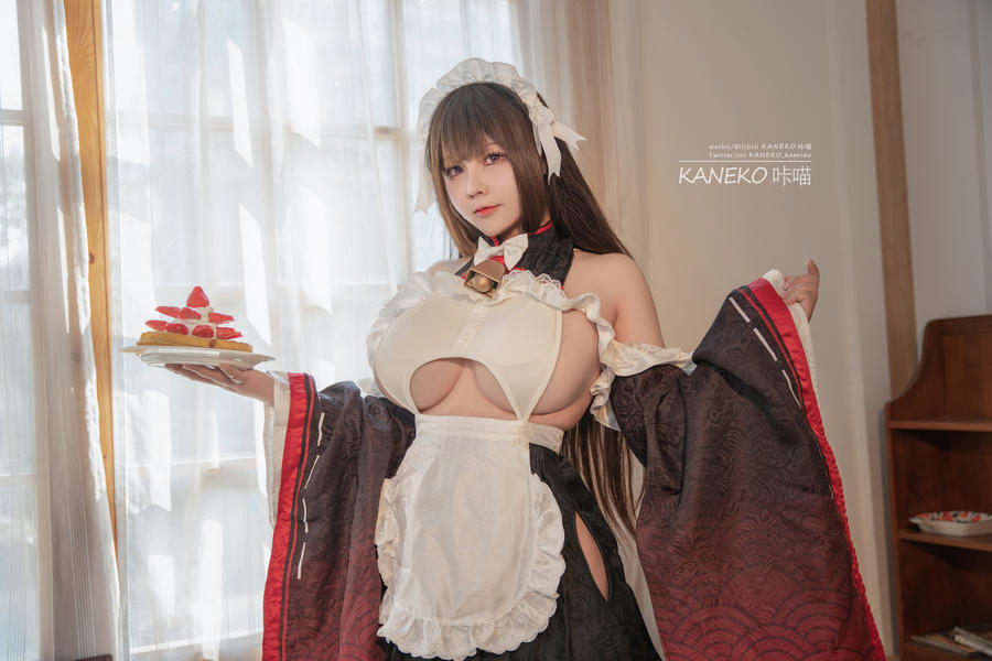 KANEKO_咔喵-No.028 – 樫野牛牛女仆 [29P 2V]