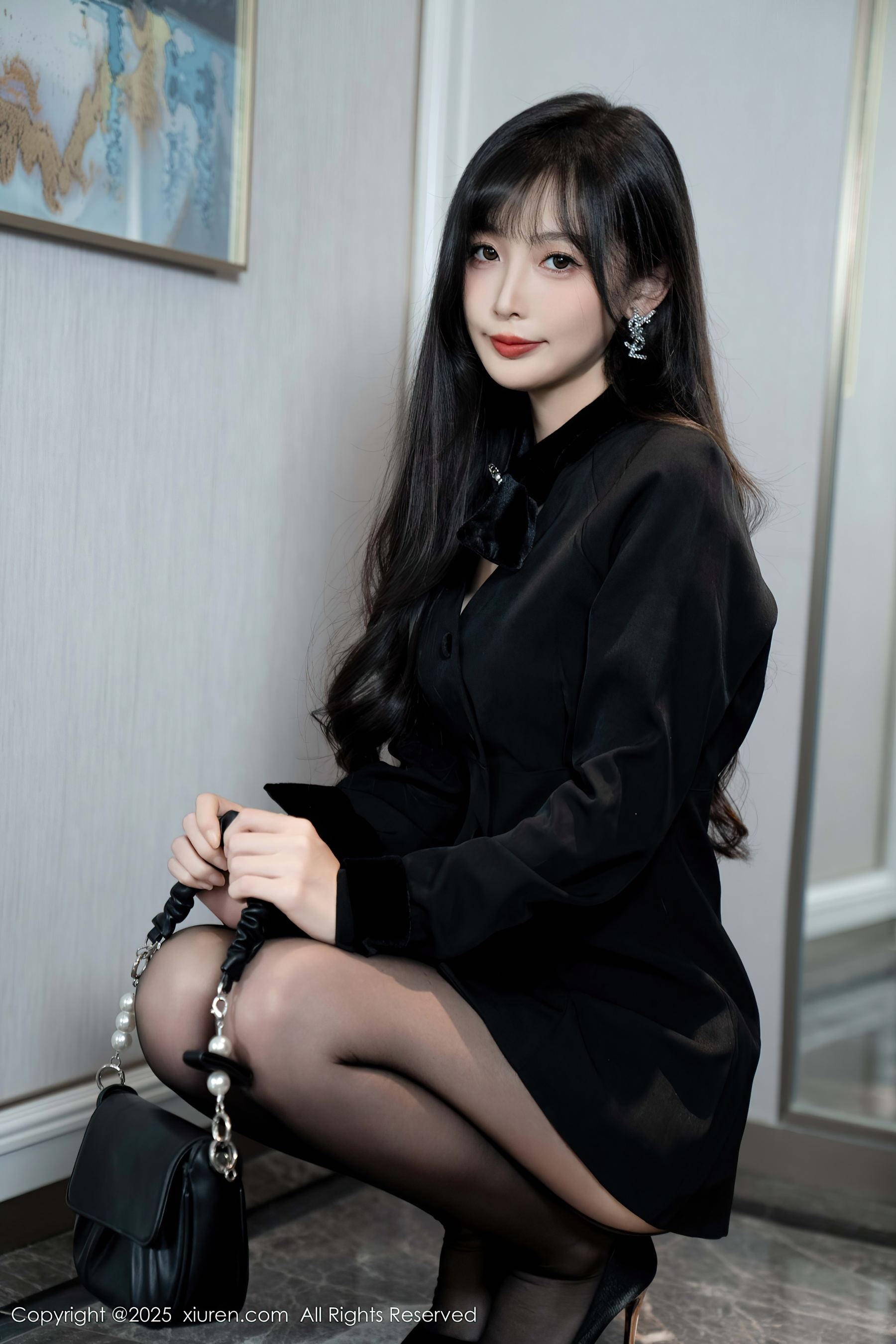 [XiuRen秀人网] No.9918 樱桃小阑子 黑丝美腿