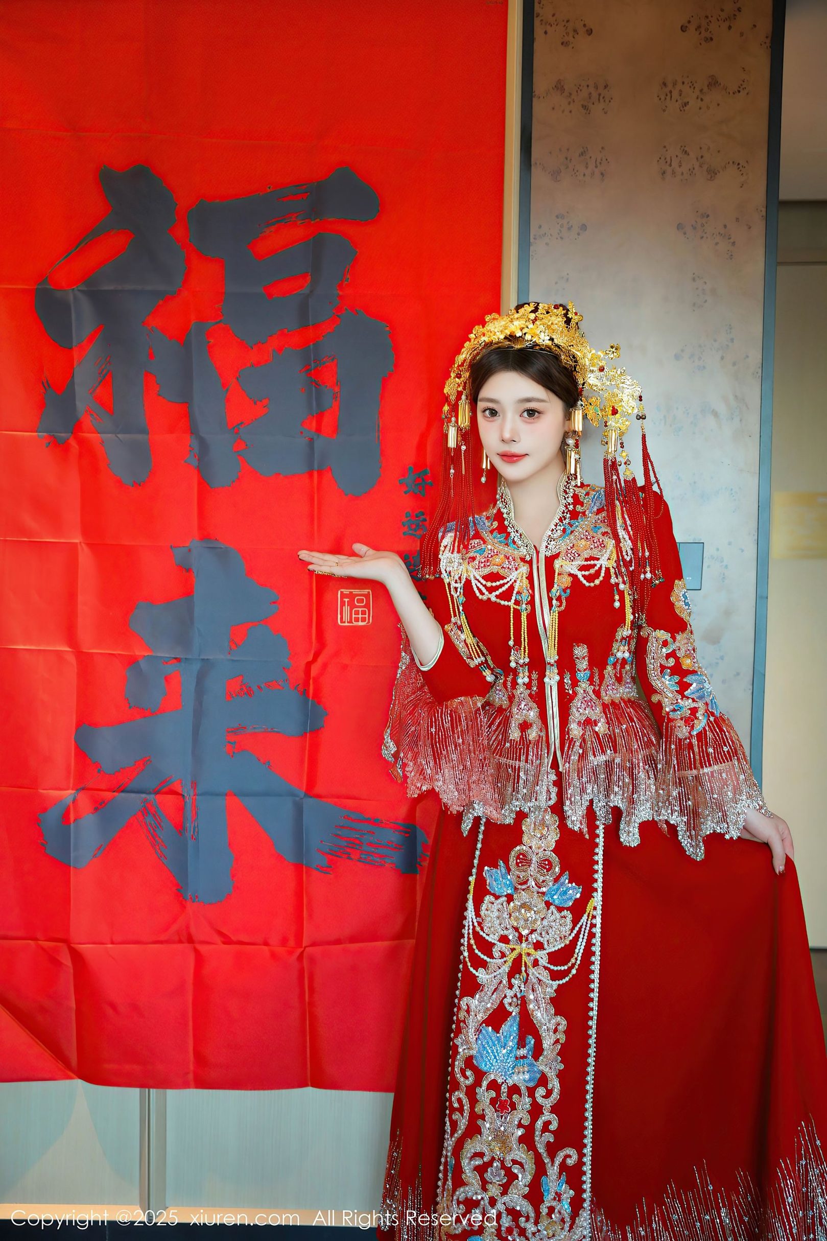 [XiuRen秀人网] No.9823 蛋蛋宝 新婚美腿