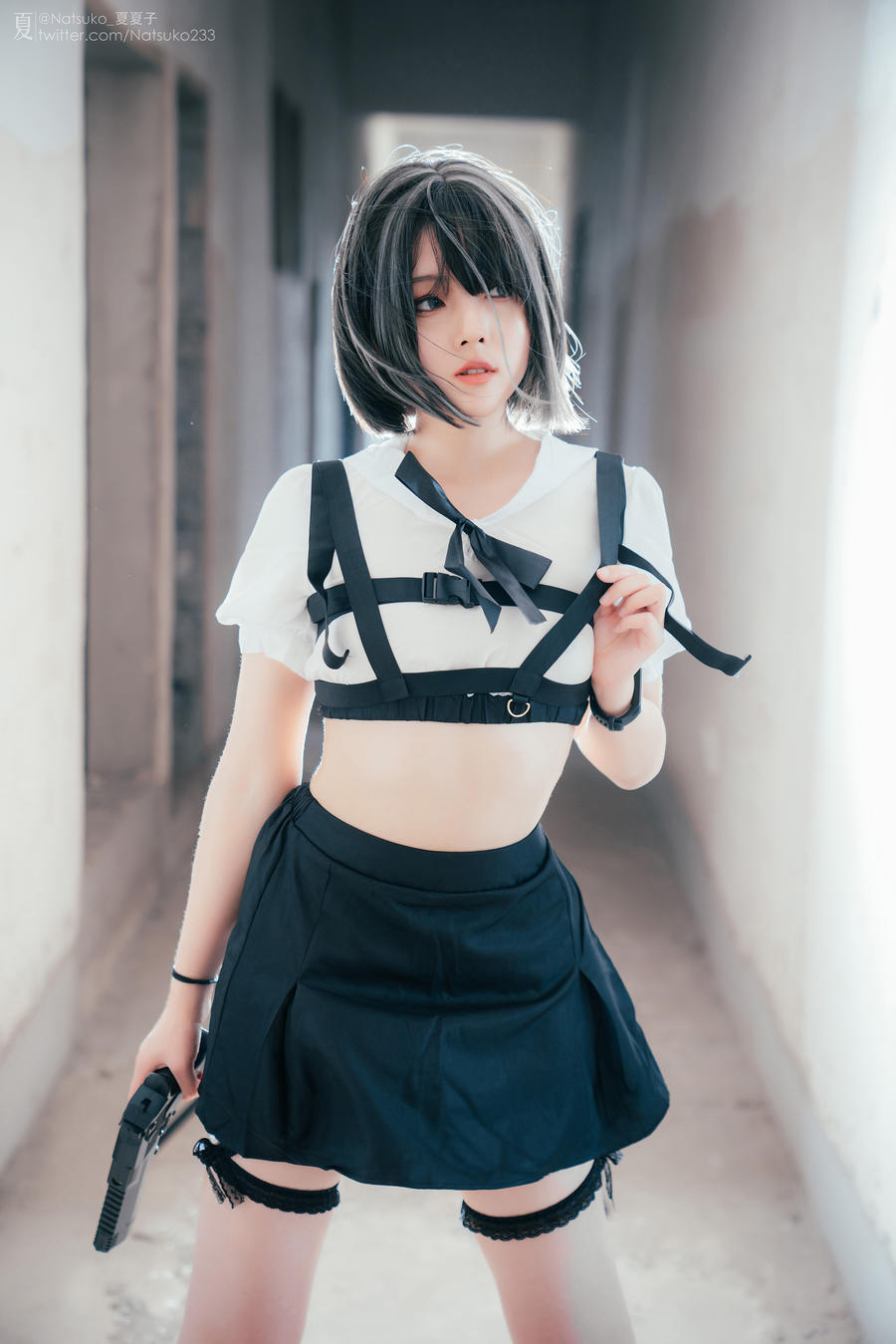 Natsuko_夏夏子-No.057 – 绑带特工 [10P]