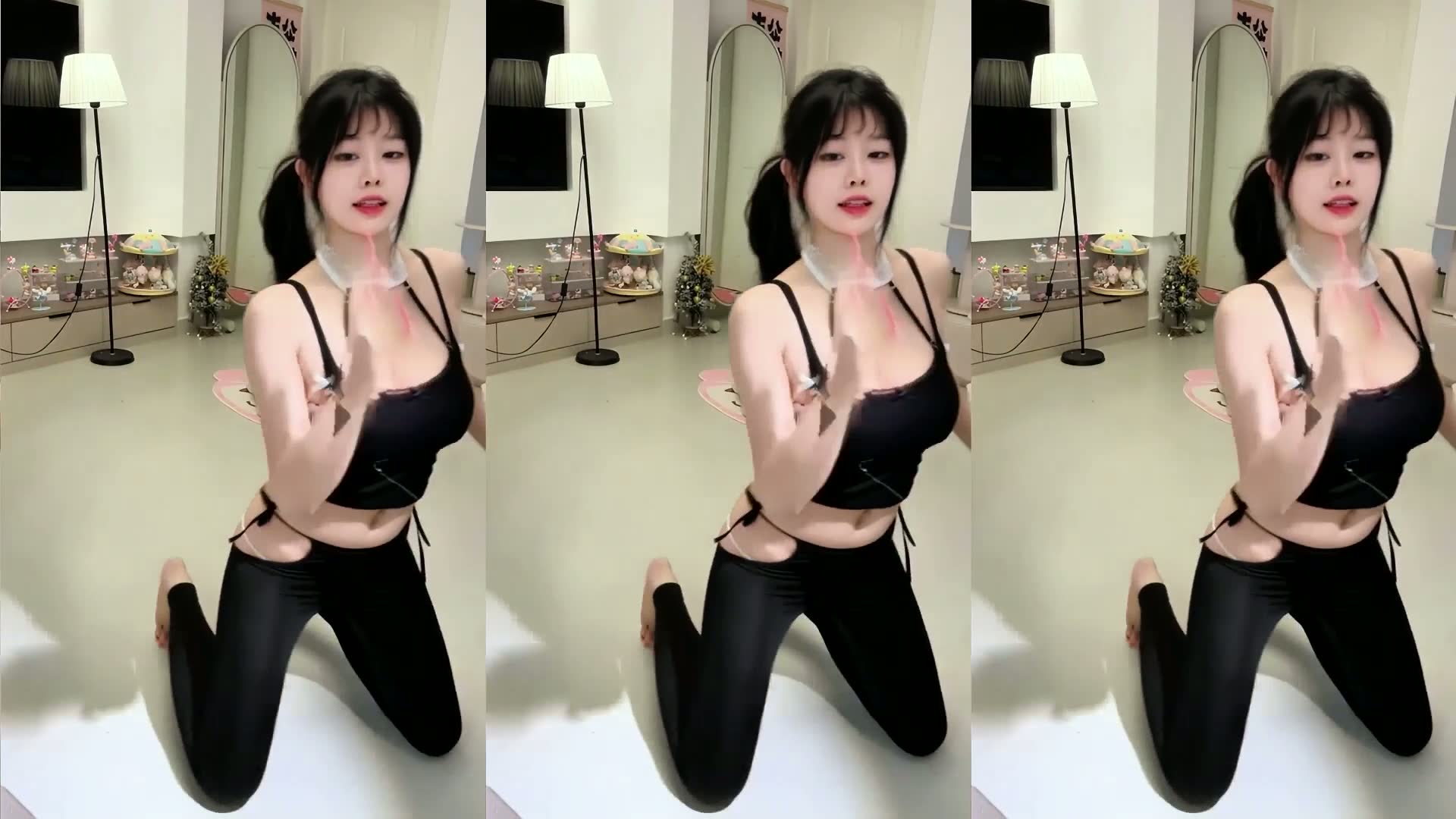 【在线观看】[主播]抖音直播我是岩岩岩岩专业舞蹈生热舞无水剪辑[2V/490.2M]
