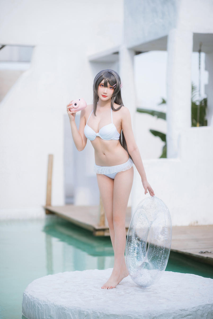 瓜希酱-No.089–樱岛麻衣 泳装 [28P]
