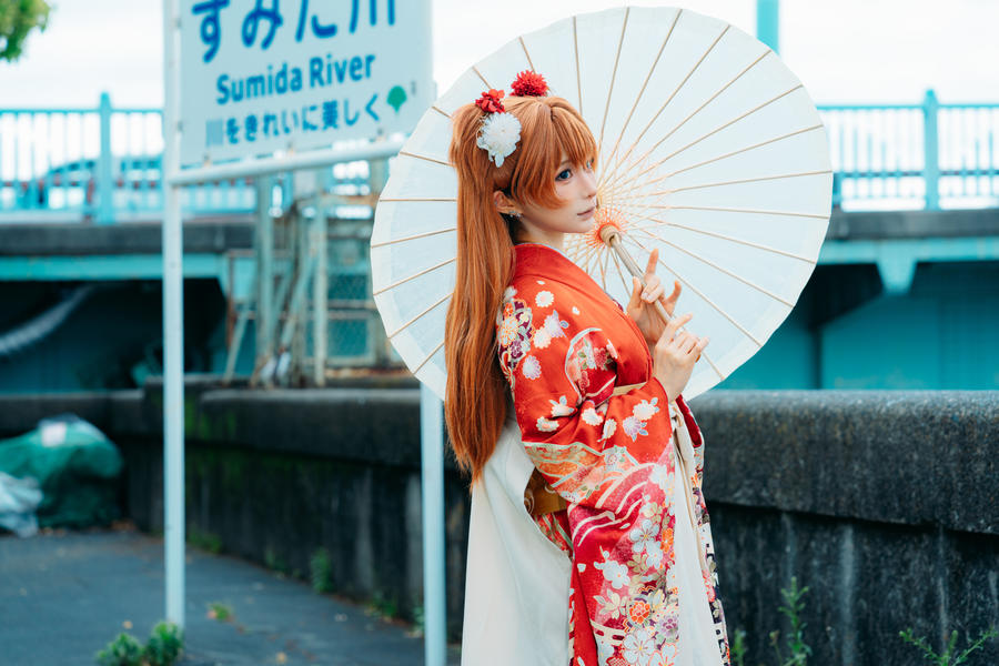 蠢沫沫-No.404 – EVA 明日香 和服 [30P]