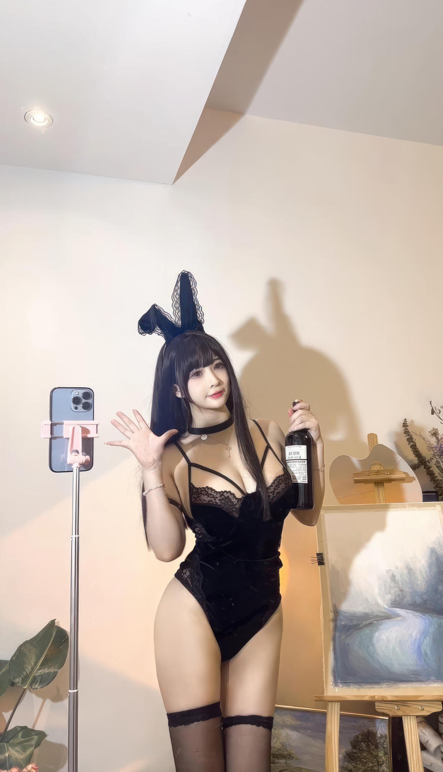 叉子宝宝-No.020 – 蕾丝兔女郎 [17P]