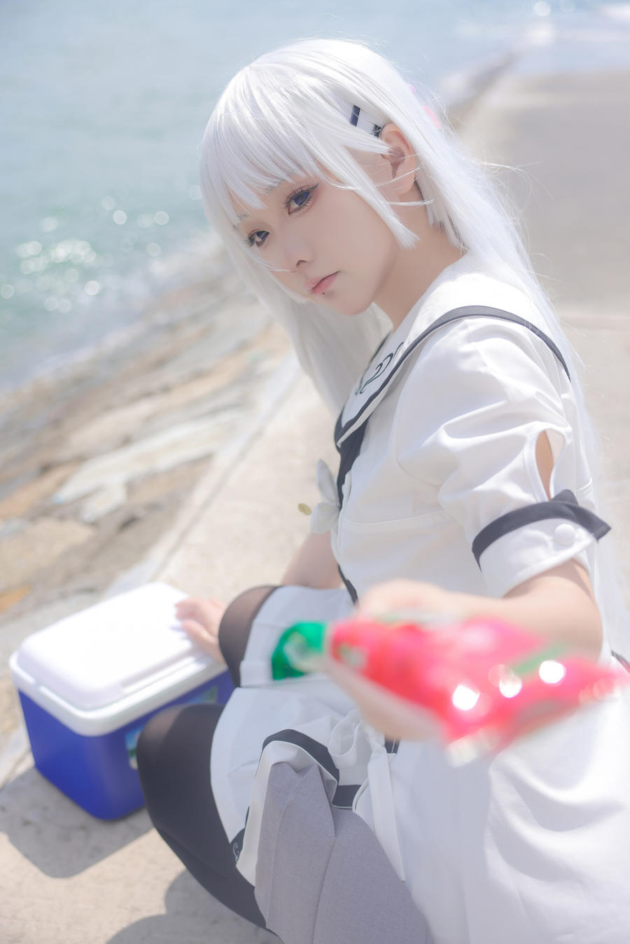 G44不会受伤-No.165 – Summer Pockets 鸣濑白羽 [15P]